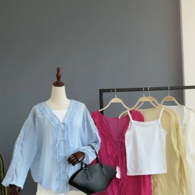 R8 096 OFFER RUFFLE TOP WITH CA...