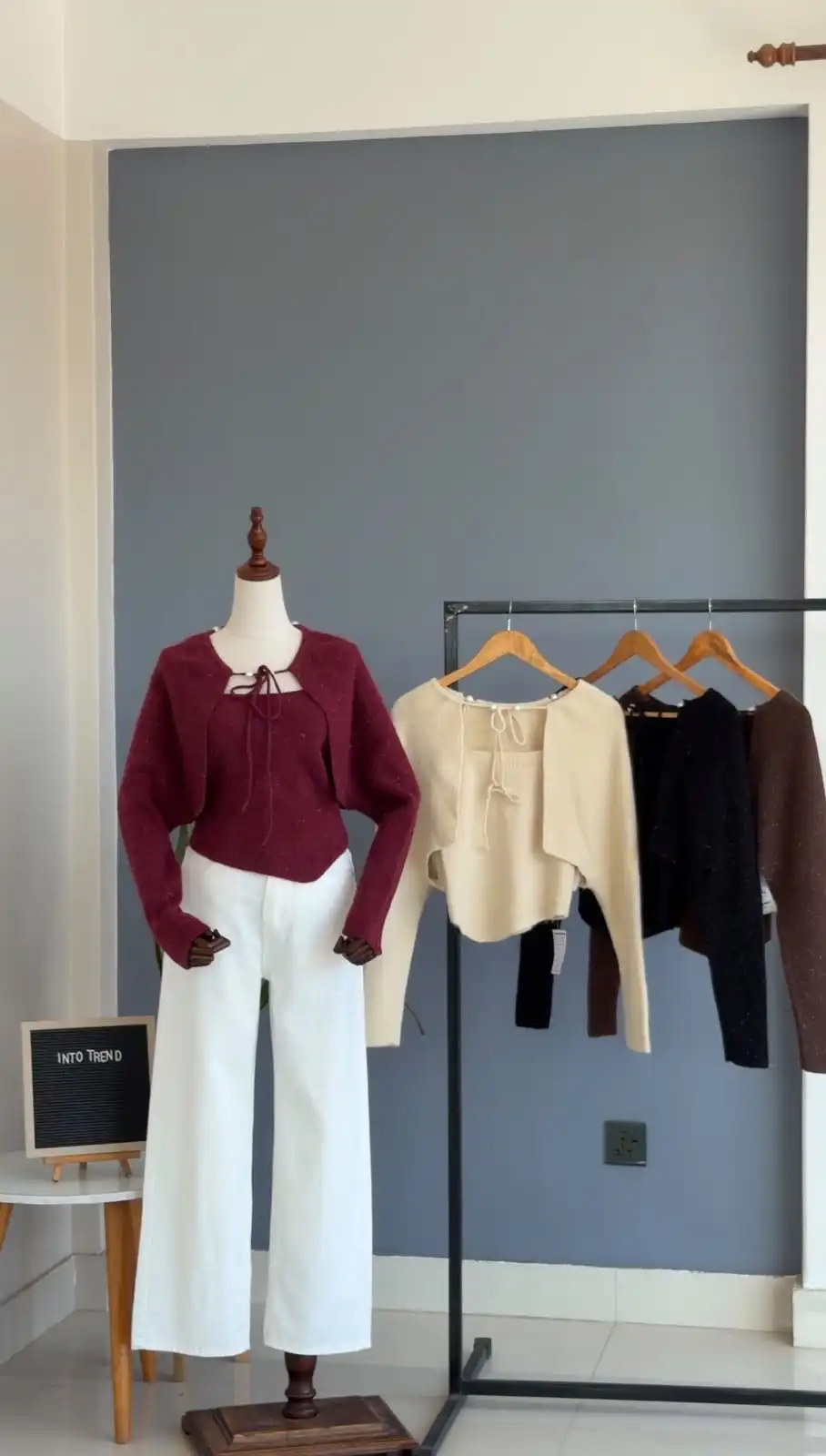 Product image of PEARL ATTACHED CARDIGAN SET