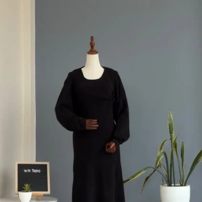 WOOLEN SHRUG DRESS