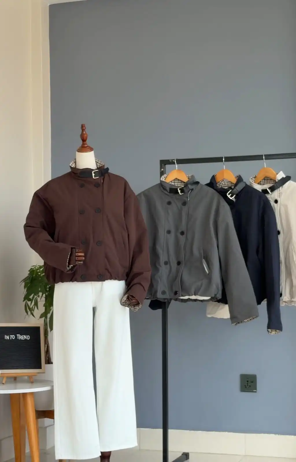 Product image of PEACOAT STYLE INSIDE FUR JACKET