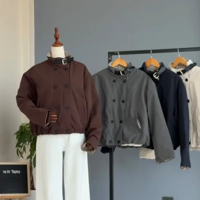 PEACOAT STYLE INSIDE FUR JACKET