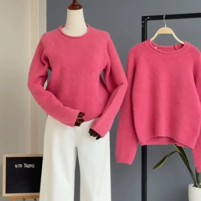 O NECK SWEATER