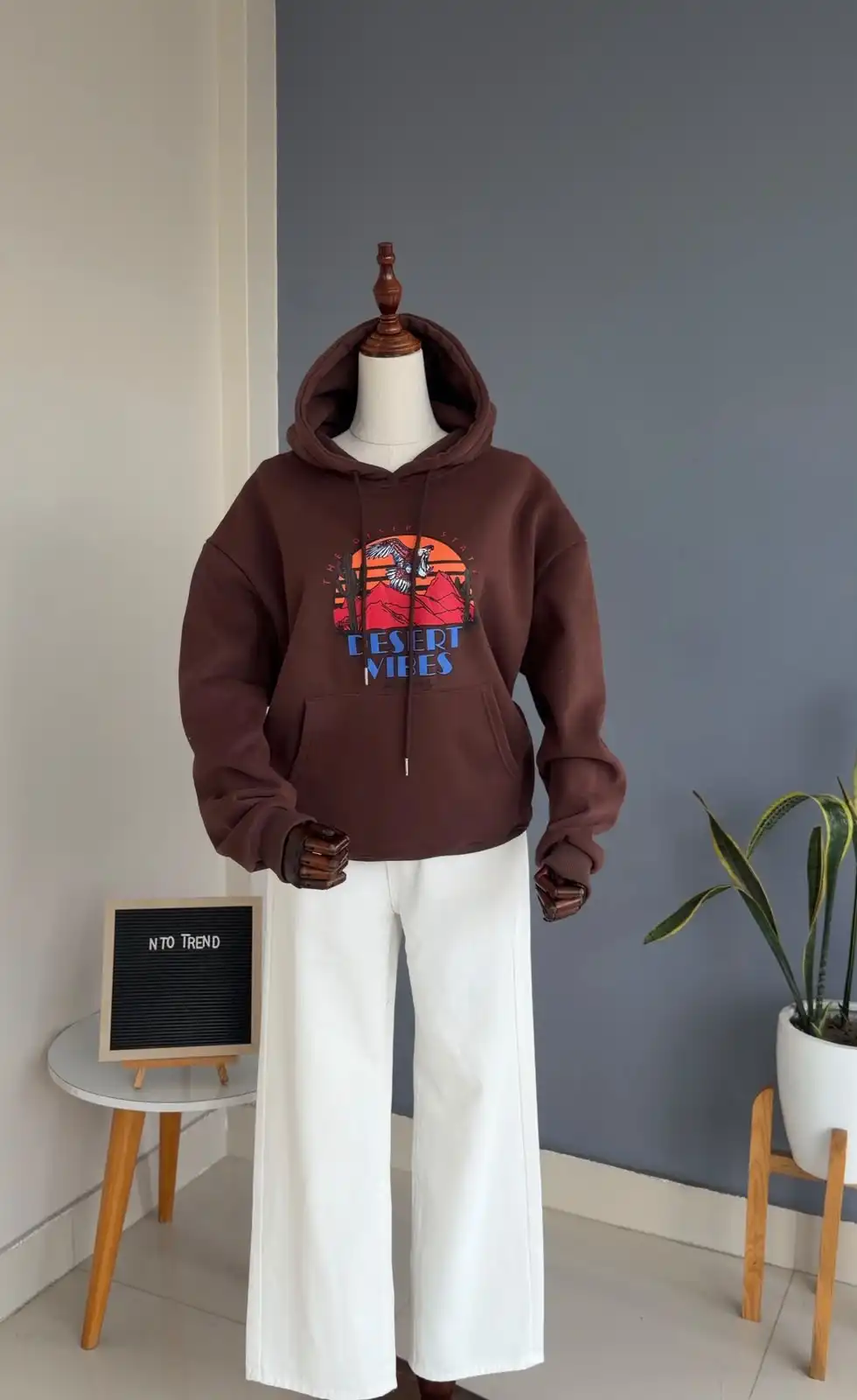 Product image of HOODIE WITH DESERT PRINT
