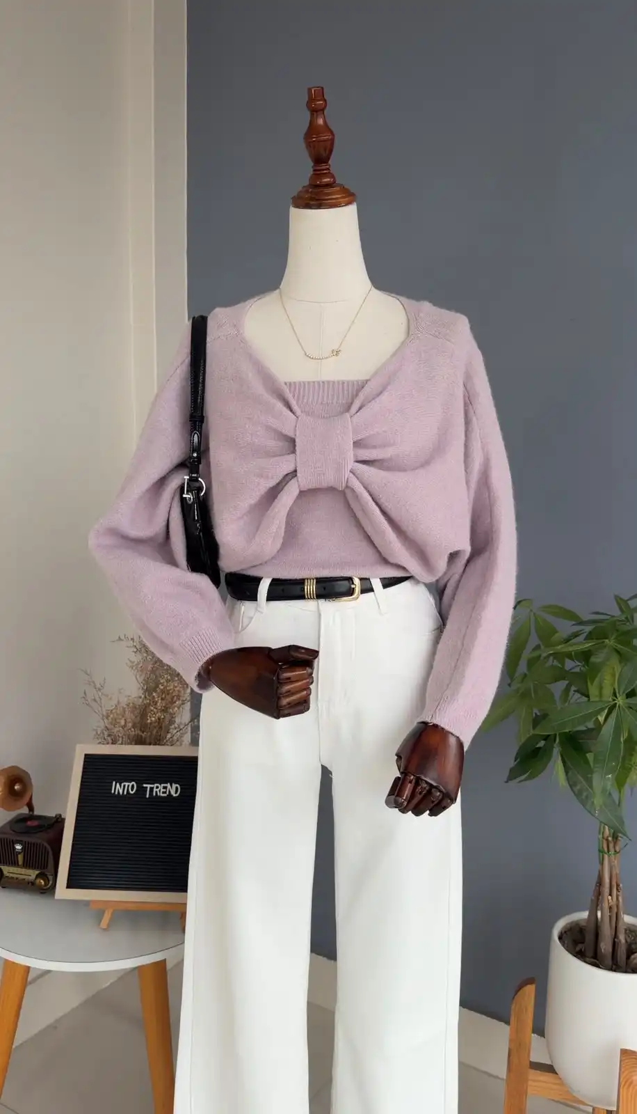 Product image of BOW SHRUG SET