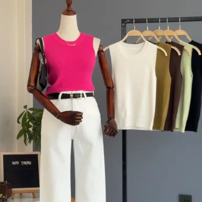 WOOLEN TANK TOP