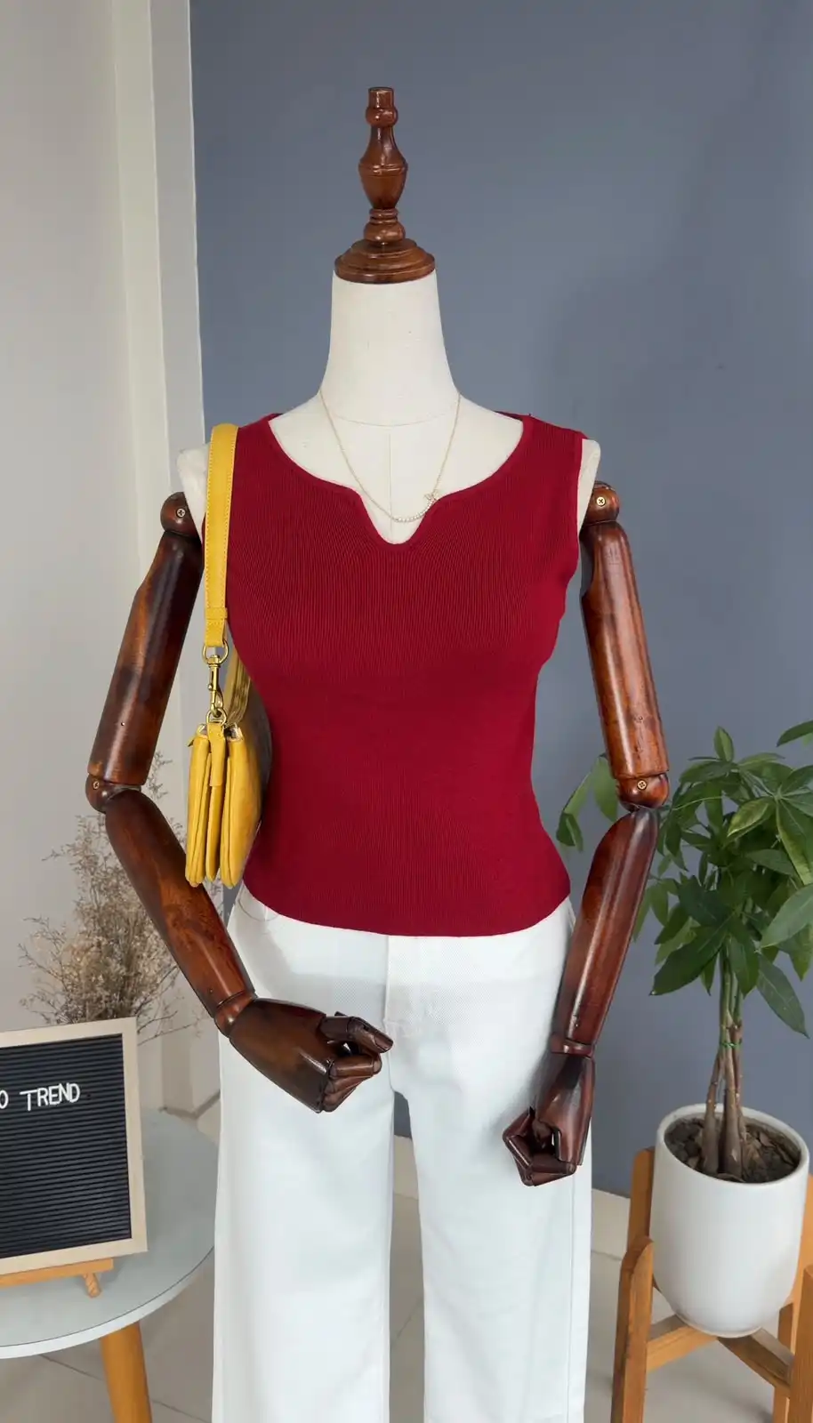 Product image of WOOLEN V NECK CAMI