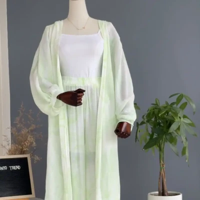 TYEDIE PRINT LONG OUTER SET
