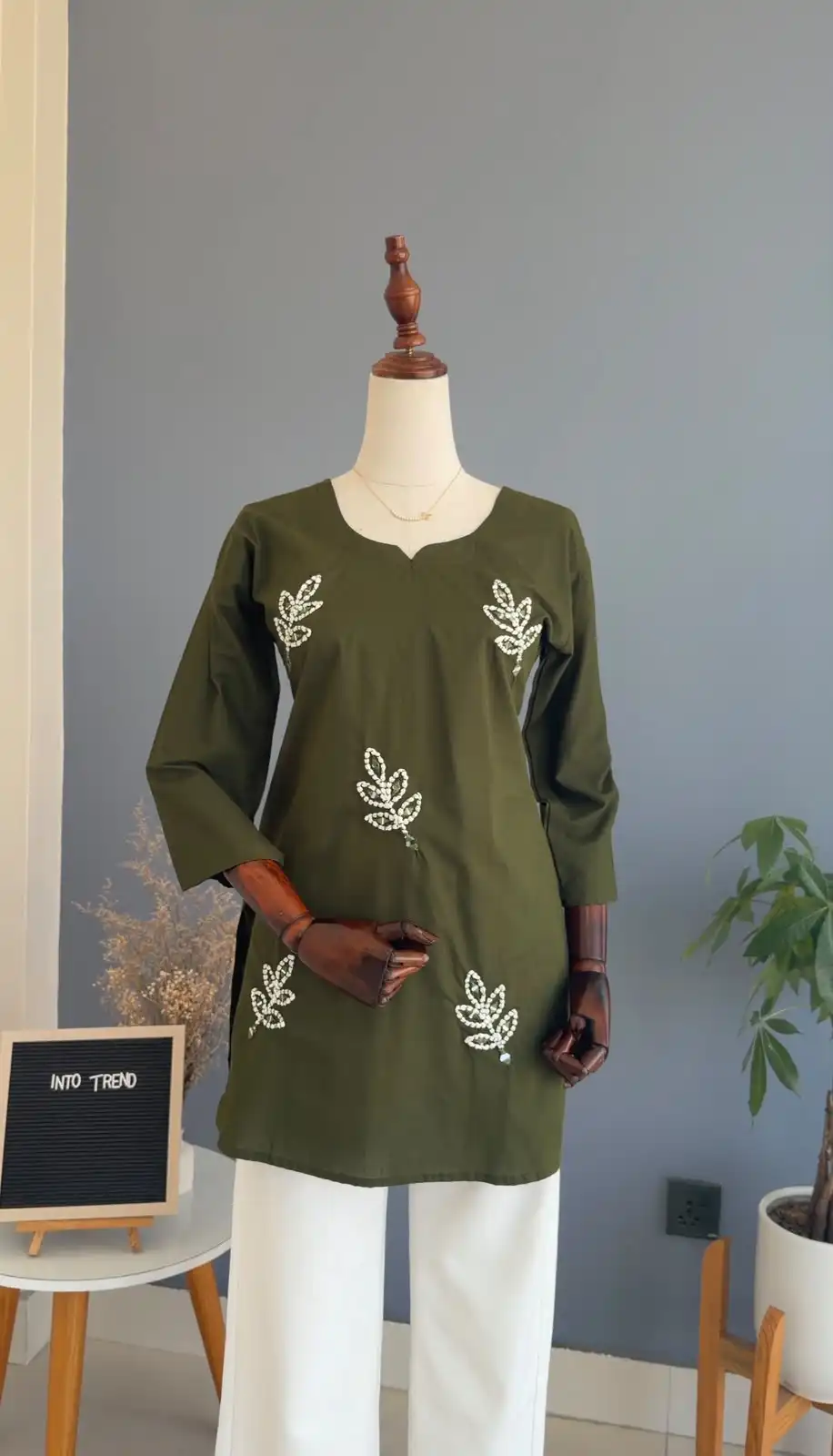 Product image of MIRROR WORK SHORT KURTHI