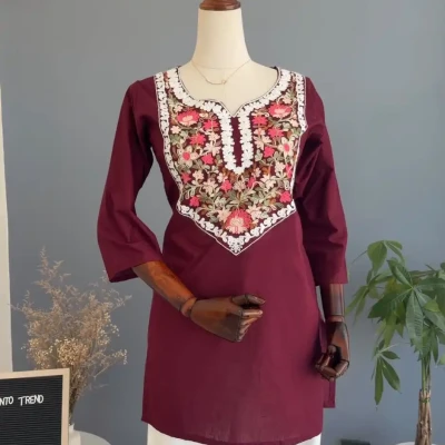 KASMIRI DESIGN FLOWER EMBROIDER...