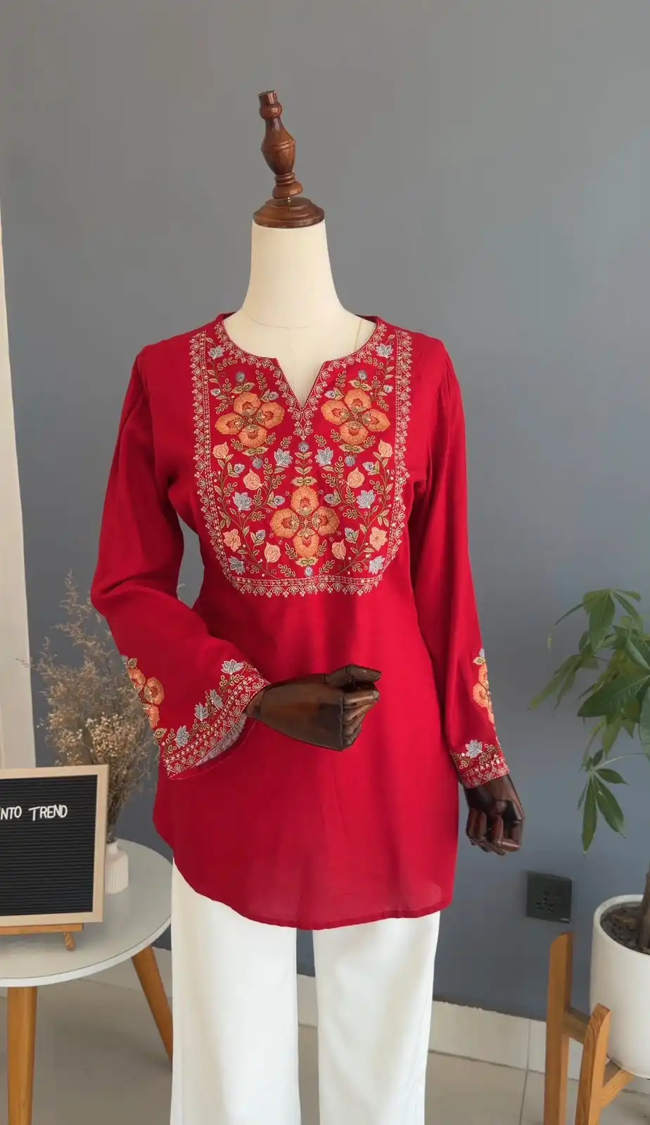 Product image of Lotus em. short kurthi