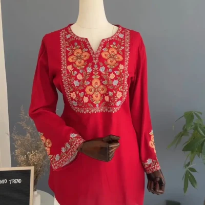 Lotus em. short kurthi