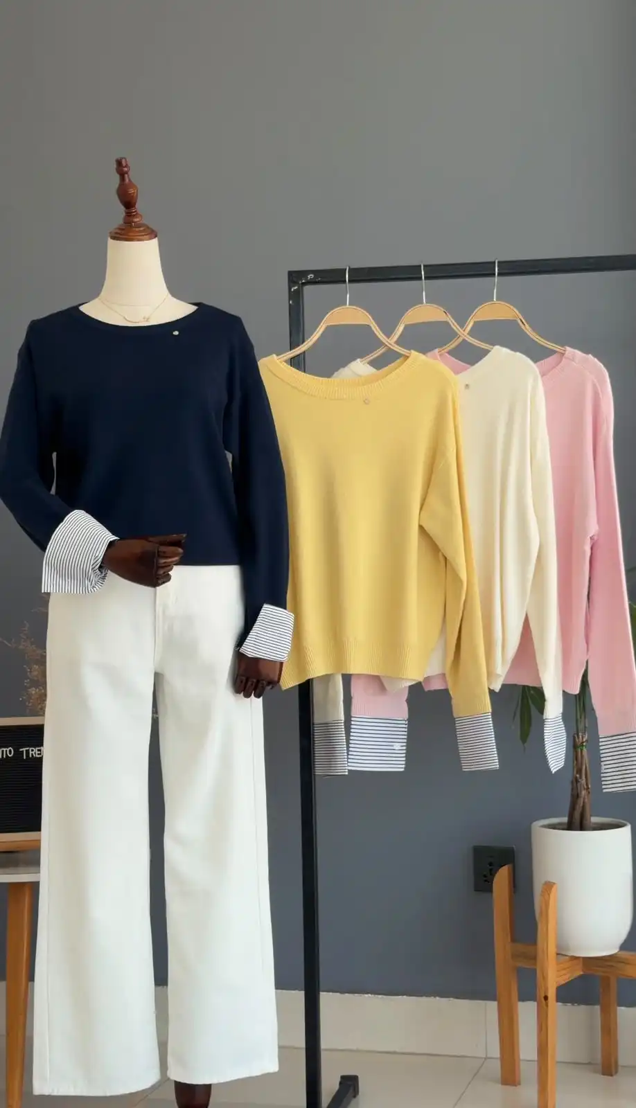 Product image of FOLD SHIRT O NECK SWEATER