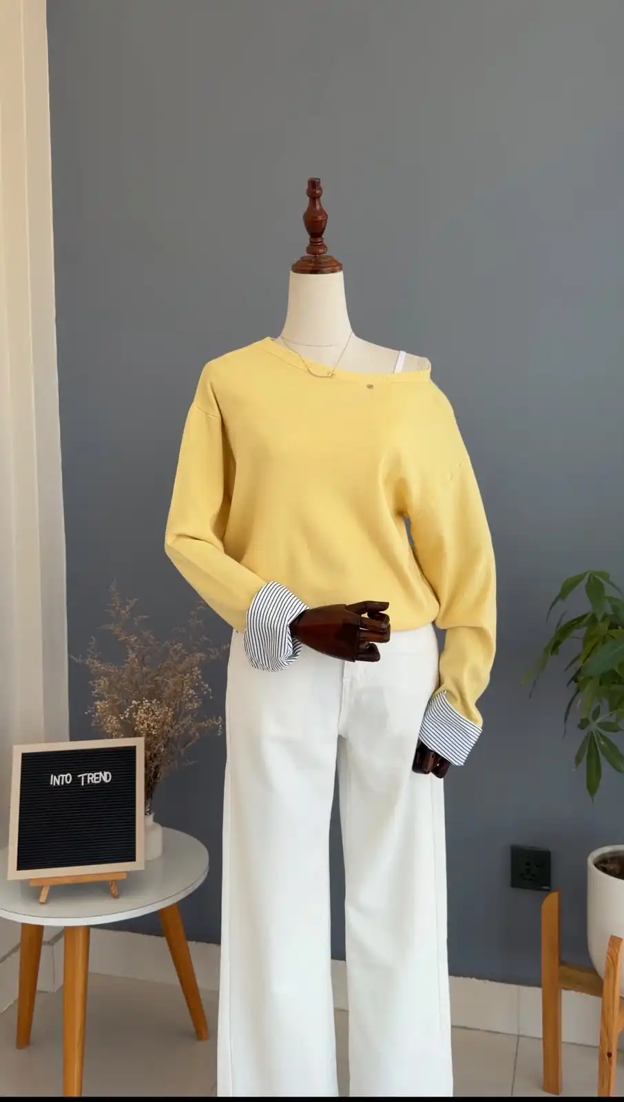Product image of FOLD SHIRT O NECK SWEATER