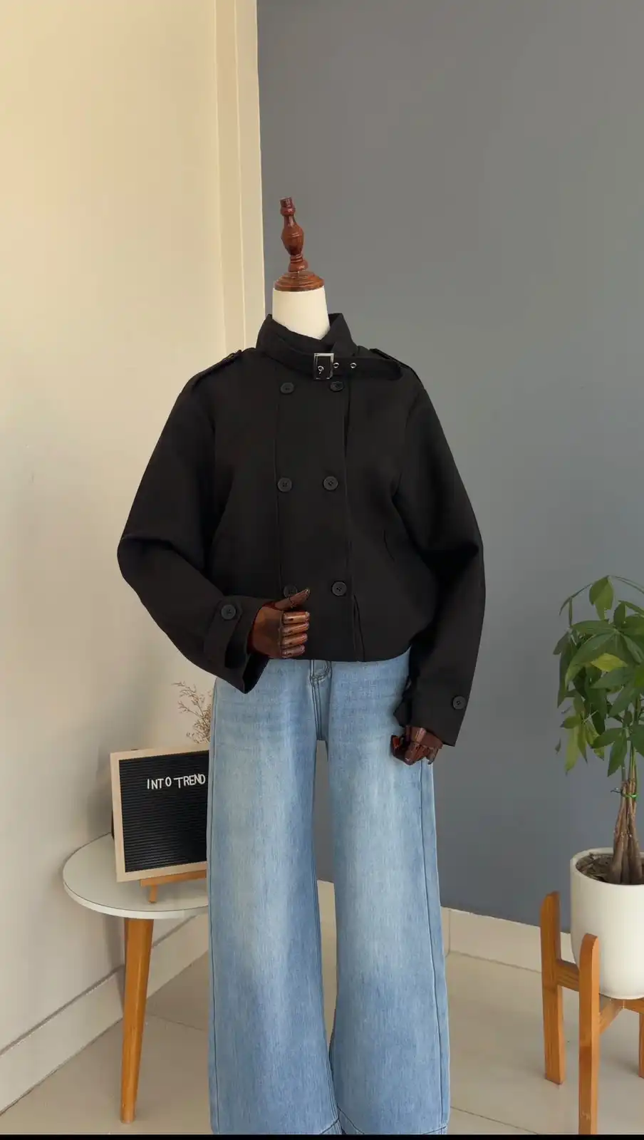 Product image of PEACOAT  WITH HIGH NECK (K905)