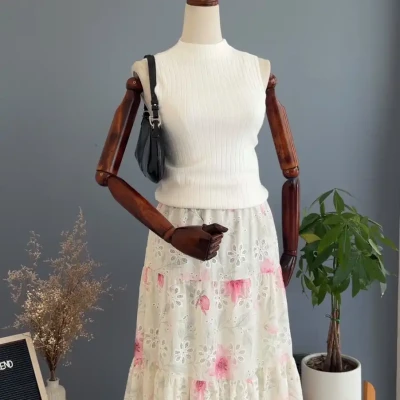 CHICKEN KARI FLORAL PRINT SKIRT