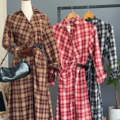 R2 075 ZARA CHECKED DRESS