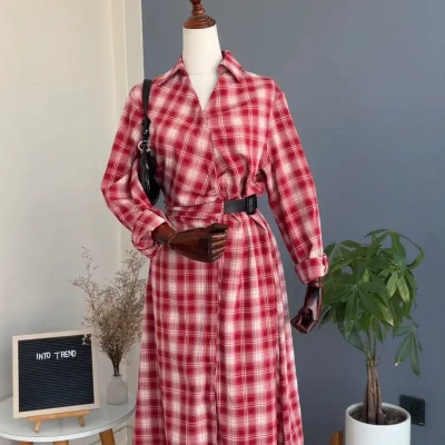 R2 075 ZARA CHECKED DRESS