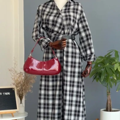 R2 075 ZARA CHECKED DRESS