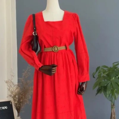 CHICKEN KARI DRESS WITH BELT