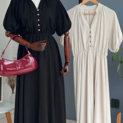 LINEN LONG DRESS