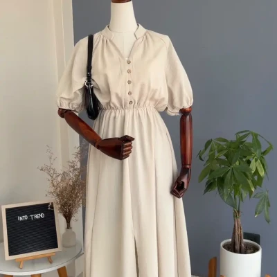 LINEN LONG DRESS