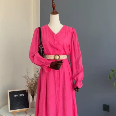 CHICKEN KARI BUTTON DRESS WITH ...
