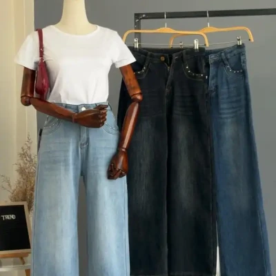 JEANS WITH INNER FUR (1882-1)