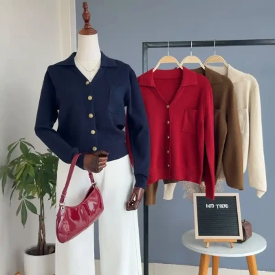 SHIRT STYLE CARDIGAN