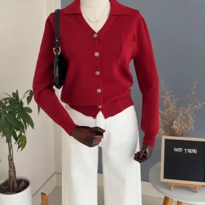 SHIRT STYLE CARDIGAN
