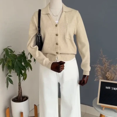 SHIRT STYLE CARDIGAN