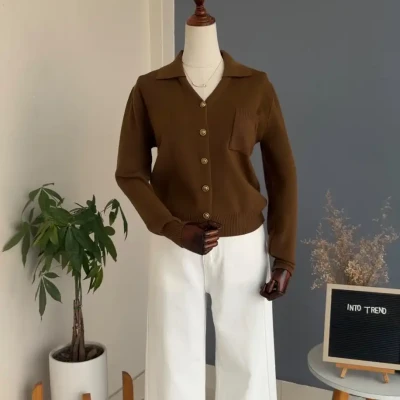 SHIRT STYLE CARDIGAN