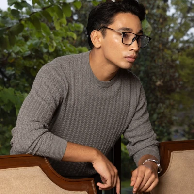 Men’s Classic Cable Knit Sweate...