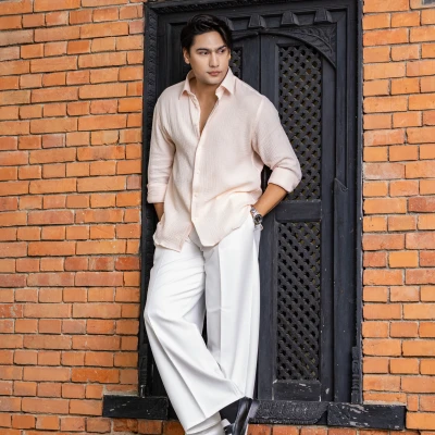 COTTON  LINEN SHIRT