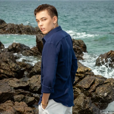 COTTON  LINEN SHIRT