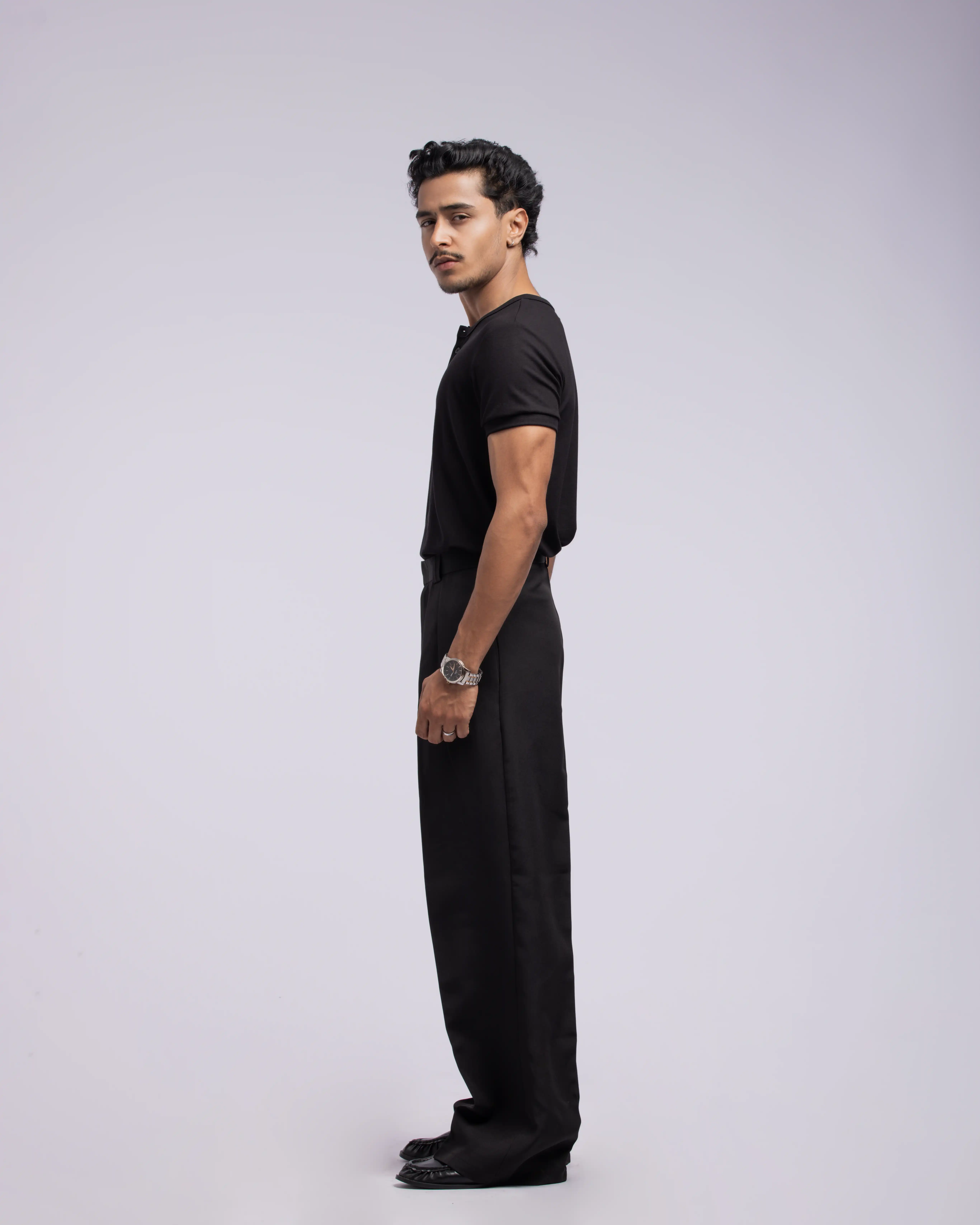 Product image of PLEATED WIDE LEG PANTS