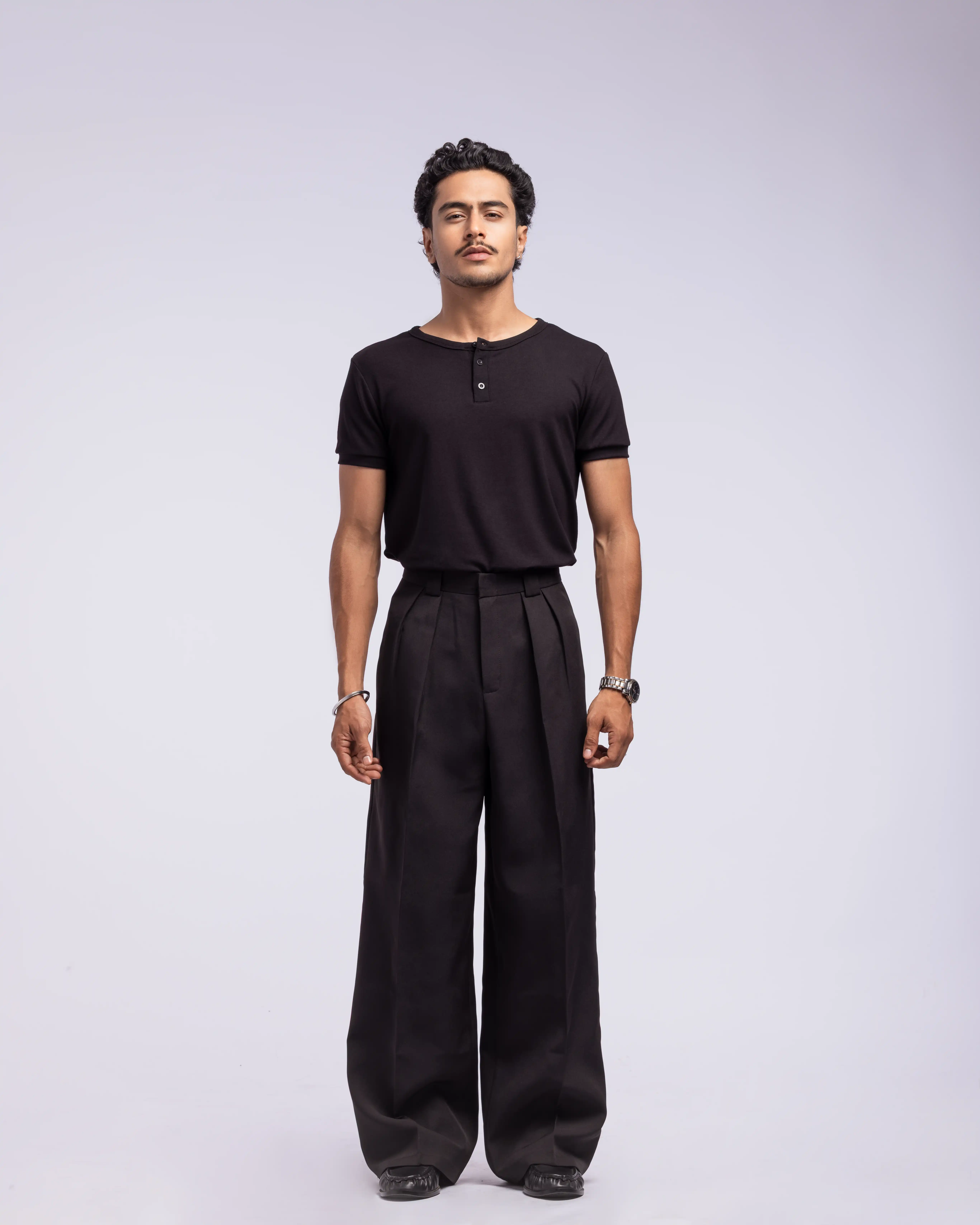 Product image of PLEATED WIDE LEG PANTS