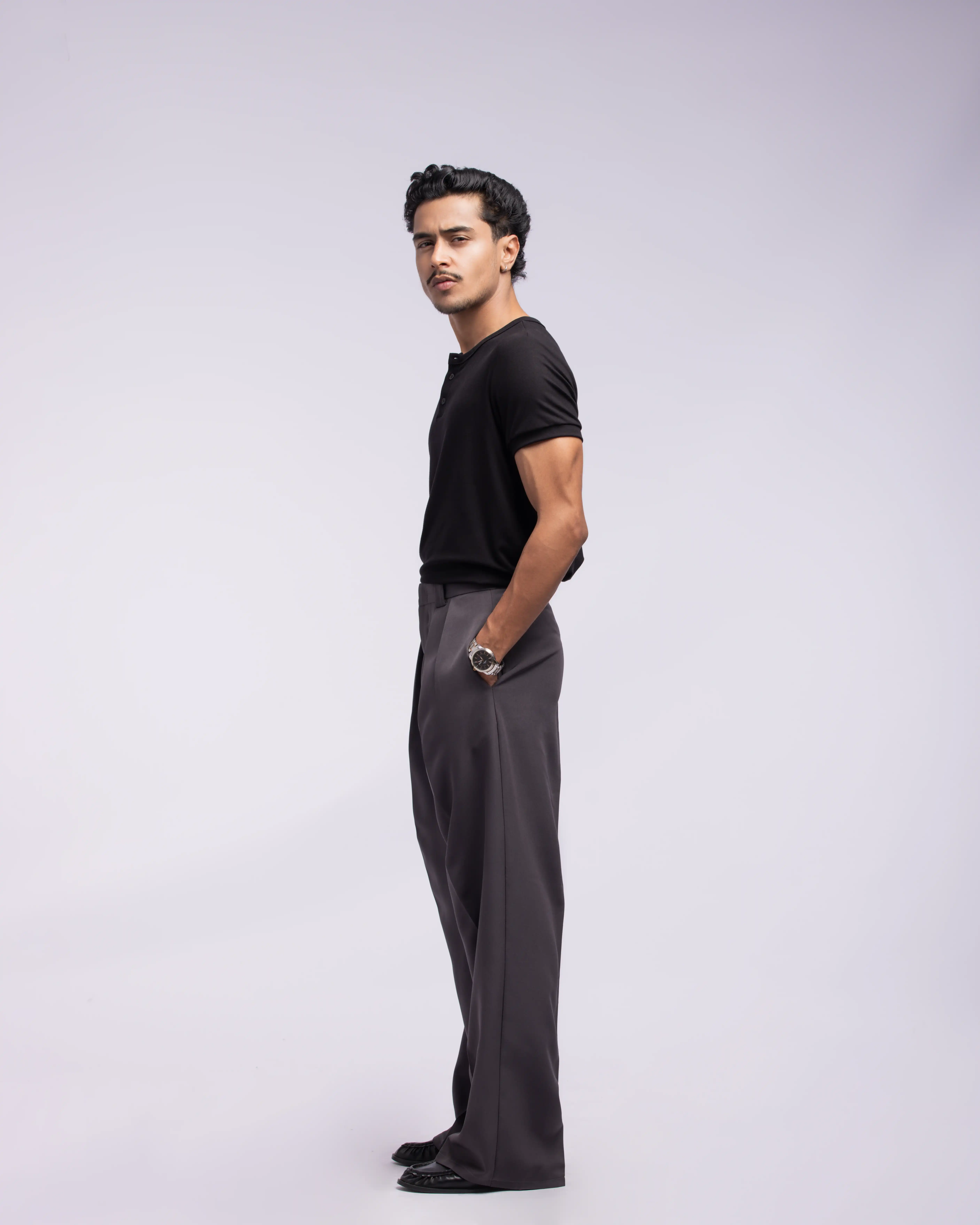 Product image of PLEATED WIDE LEG PANTS