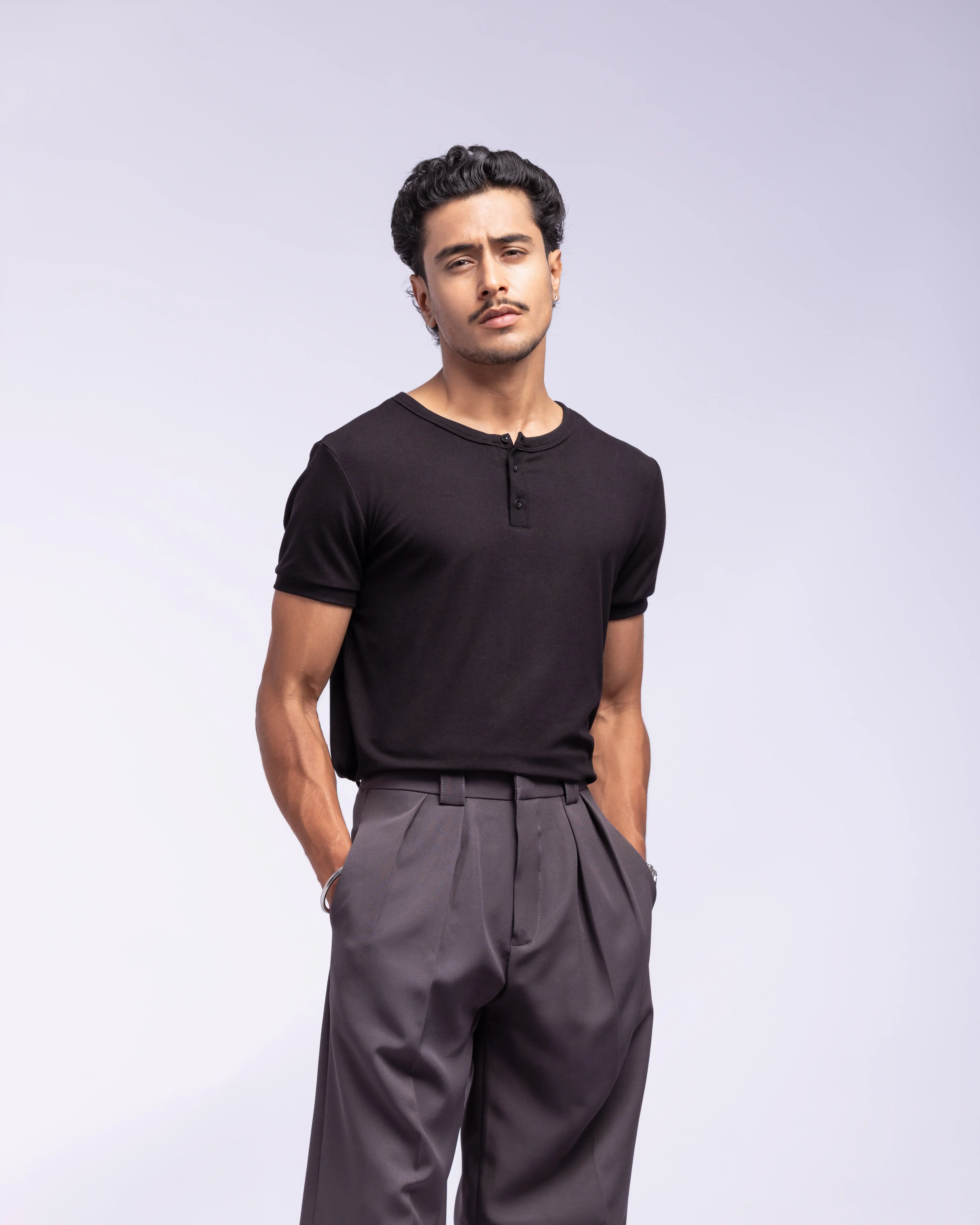 Product image of PLEATED WIDE LEG PANTS
