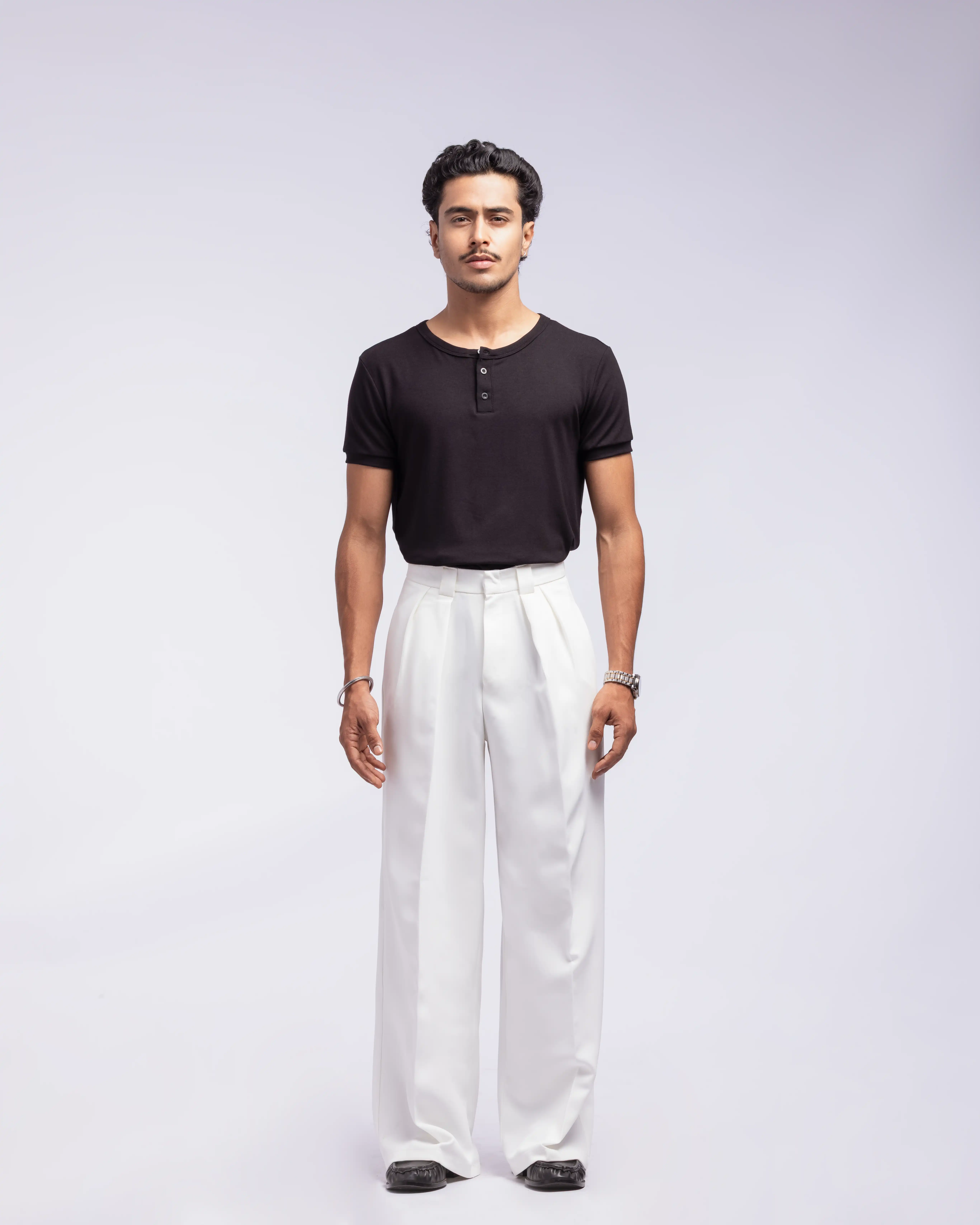 Product image of PLEATED WIDE LEG PANTS