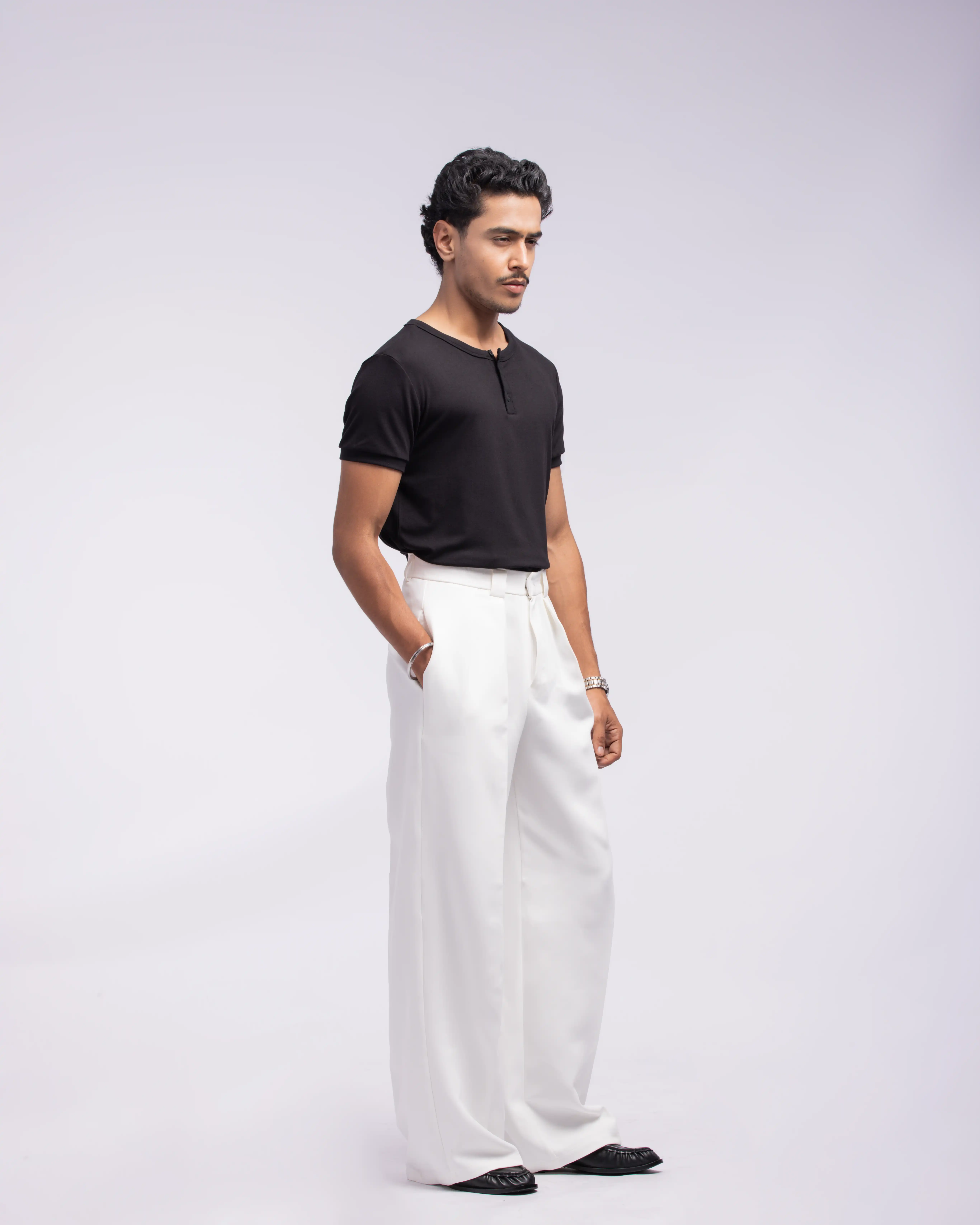 Product image of PLEATED WIDE LEG PANTS
