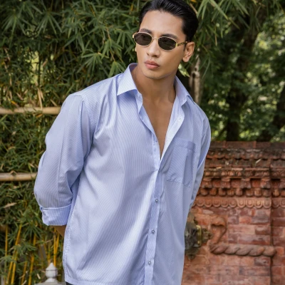 PIN STRIPED SHIRT
