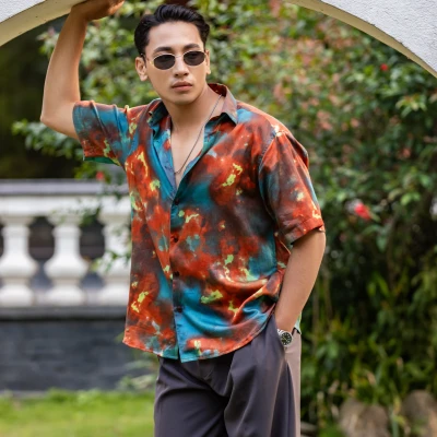 ABSTRACT PRINT SHIRT