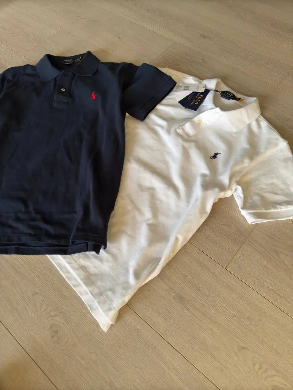 Product image of Ralph Lauren Classic Polo — White & Navy
