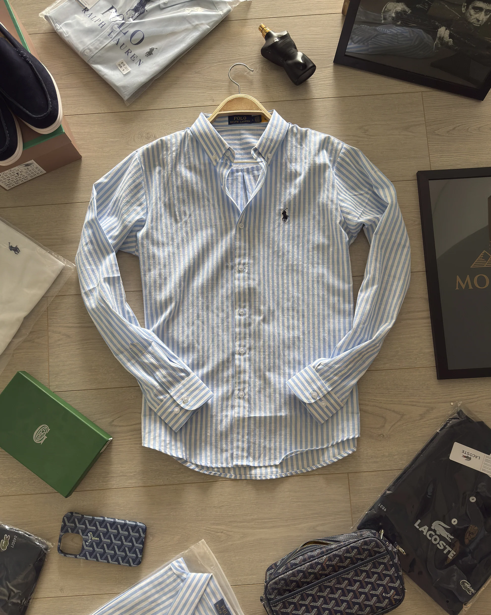 Product image of Striped Piqué Polo Shirt