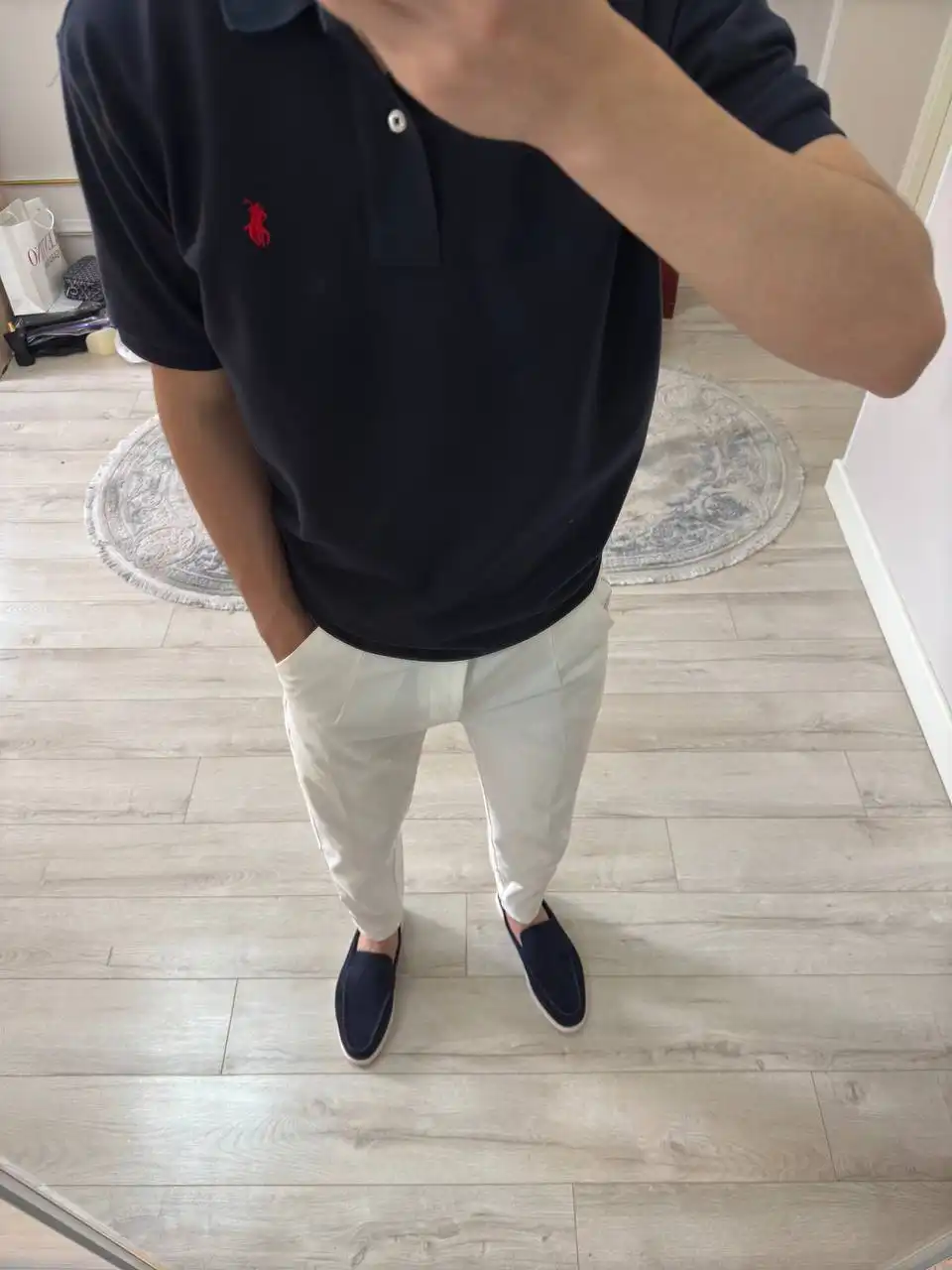 Product image of Old Money Navy Look – Polo, Loafers & Accessories Set