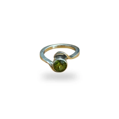 Peridot Sterling Silver Ring