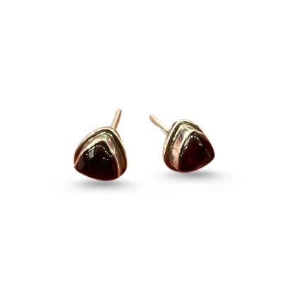 Garnet Stud Earrings