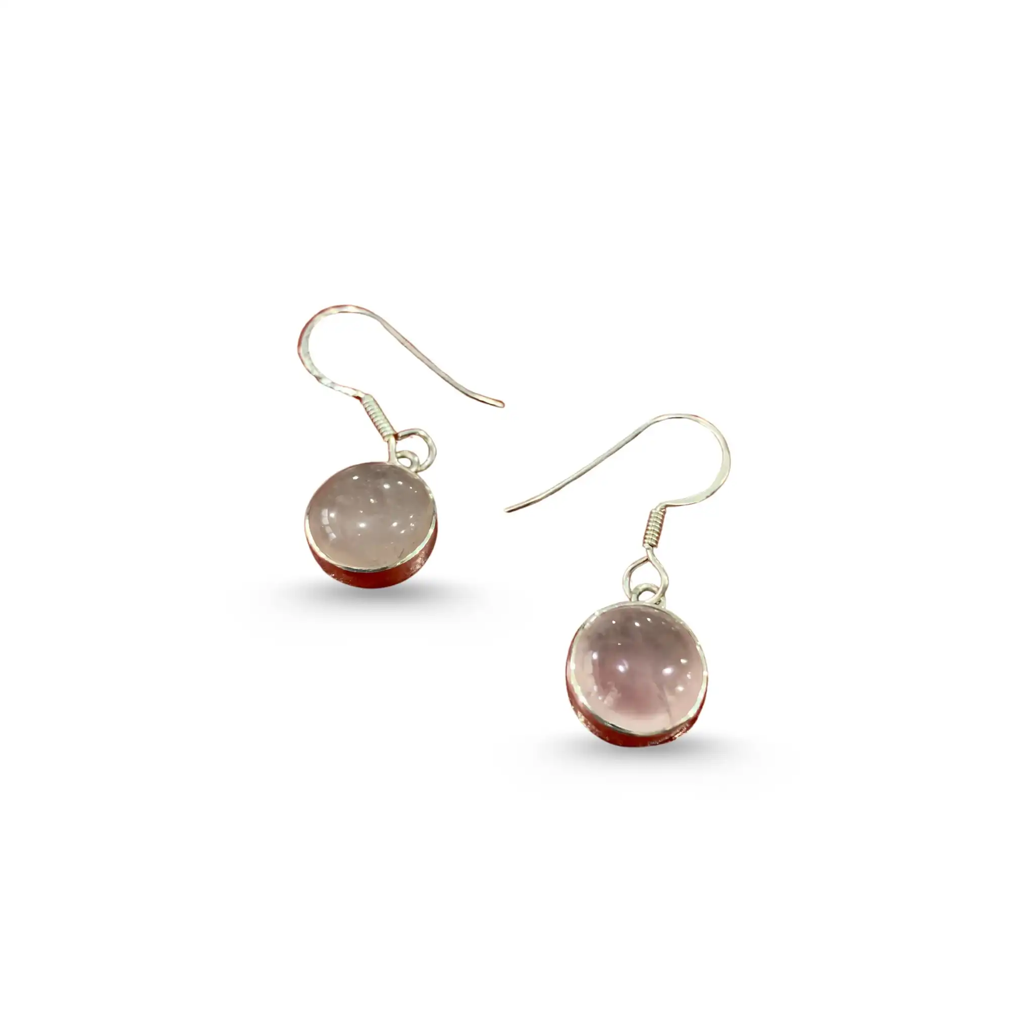 Product image of Rose Quartz Dangle Earrings