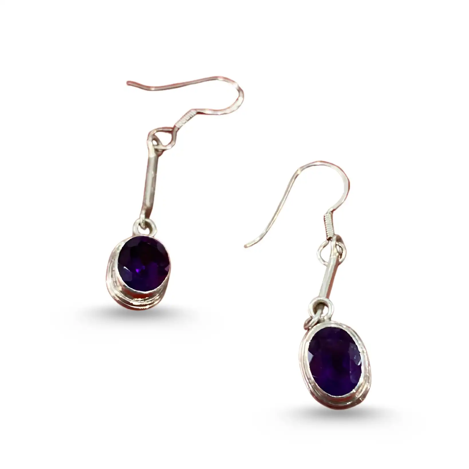 Product image of Amethyst Dangle Earrings