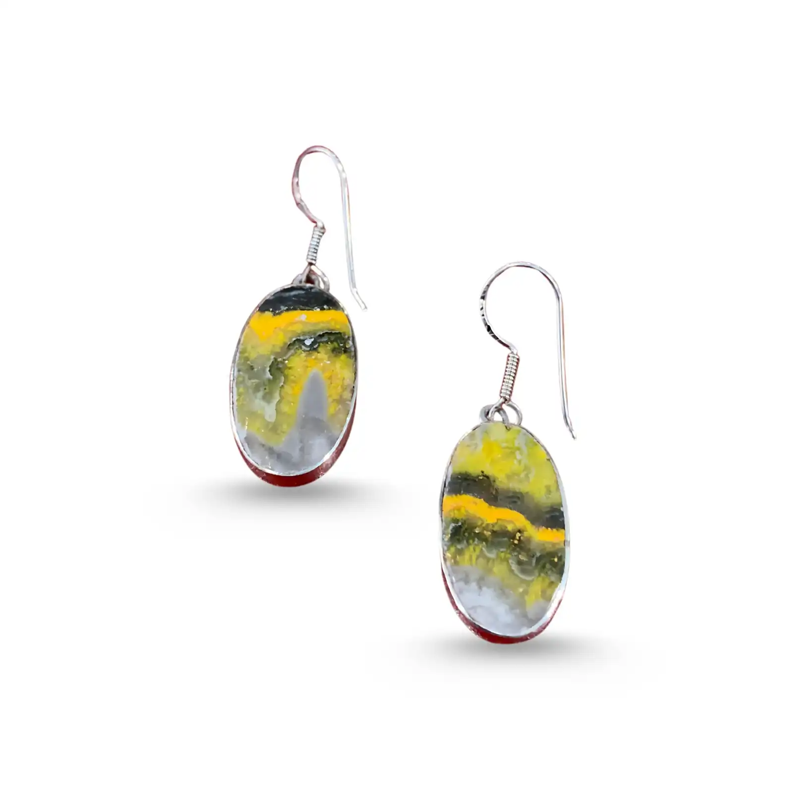 Product image of Bumblebee Jasper Dangle Earrings
